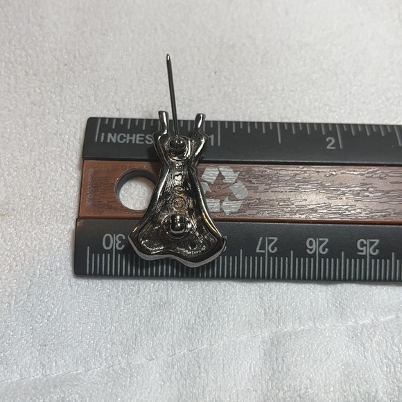 Swarovski crystals pin brooch dress pink silver - Picture 7 of 8